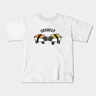 Susheep Cute Sushi Sheep Pun Kids T-Shirt